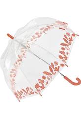 Parapluie Bisetti Pour Enfants Automatique Jungle Transparent Coupole 67 cm. 8 Tiges