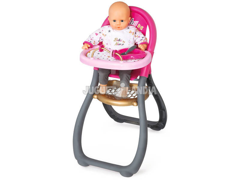 Chaise Haute Baby Nurse avec Accessoires Smoby 220310