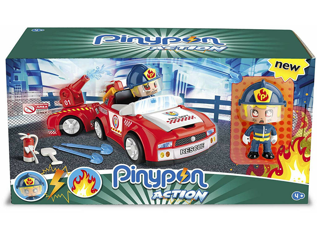 Pinypon Action Pompier Véhicules d'Action Famosa 700014610