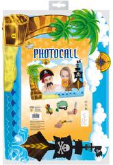 Marco Photocall Piratas con Accesorios Globolandia 5338