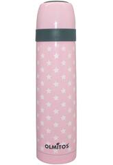 Thermos 500 ml Acciaio Stars Rosa Olmitos 114