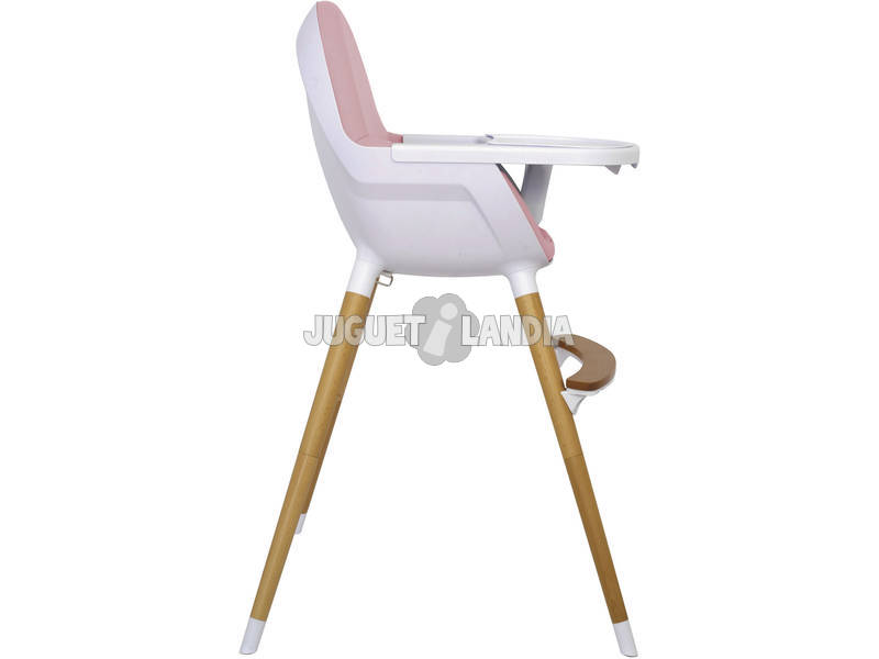 Cadeira Elevada Madeira Cor- de- Rosa Olmitos 5210