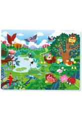 Couverture Forêt Puzzle Eva 12 Pièces