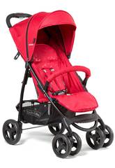 Passeggino Nonna Rosso + Borsa + Plastica Per Pioggia Bebedue 12210