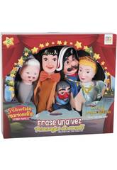 Set 5 Marionetas de Personagens de Contos