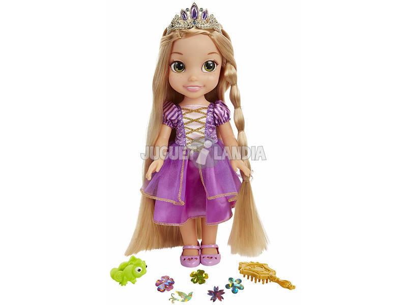 Rapunzel Muñeca 35 cm. Brillo y Estilo Glop Games 71613