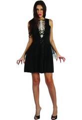 Dguisement Adulte Femme Squelette de l'Obscurit Taille L