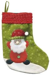 Meia Santa Claus Deluxe 25 cm. Rubies S2509