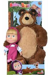 Poup�e Masha 23 cm avec Peluche Ours Simba 9301016 
