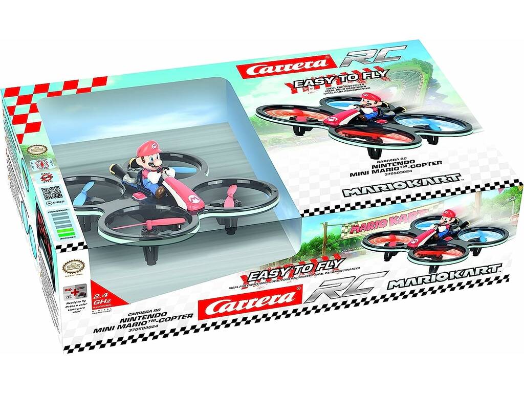 Drone radiocomandato Mini Mario-Copter Carrera 503024