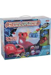 Piste de Voitures Aquarium Cyclorace avec 2 Voitures