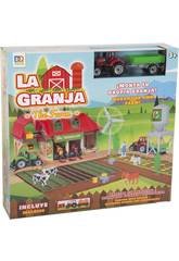 La Ferme avec Figurines, Tracteur avec Remorque et Accessoires