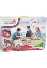 Tapis Enfant Parcours de la Ville avec 2 V�hicules