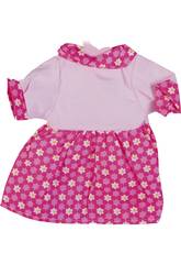 Mode Bébé Poupées 40 cm. Robe Rose Fleurs
