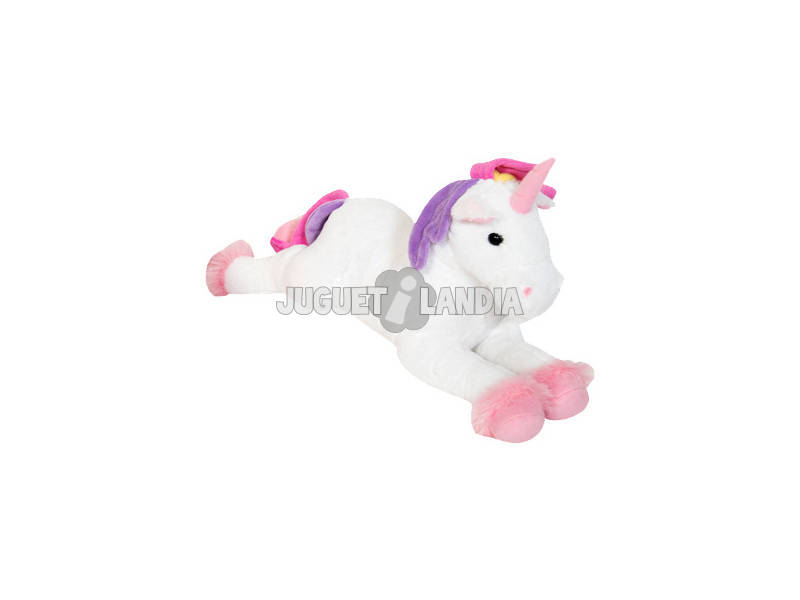 Peluche Unicorno 43 cm assortimento rosa bianco