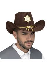 Sombrero Adulto Sheriff 59 cm.