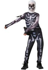 Costume Bimbo Skull Trooper Fortnite Taglia Teen