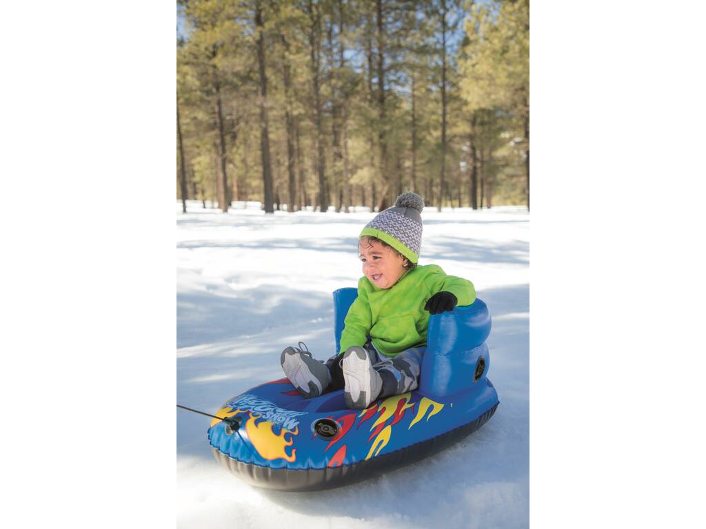 Trineo Hinchable Infantil con Respaldo H2O Go! Snow 84x46 cm. Bestway 39057