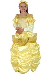 Disfarce Princesa Bella Menina Tamanho L