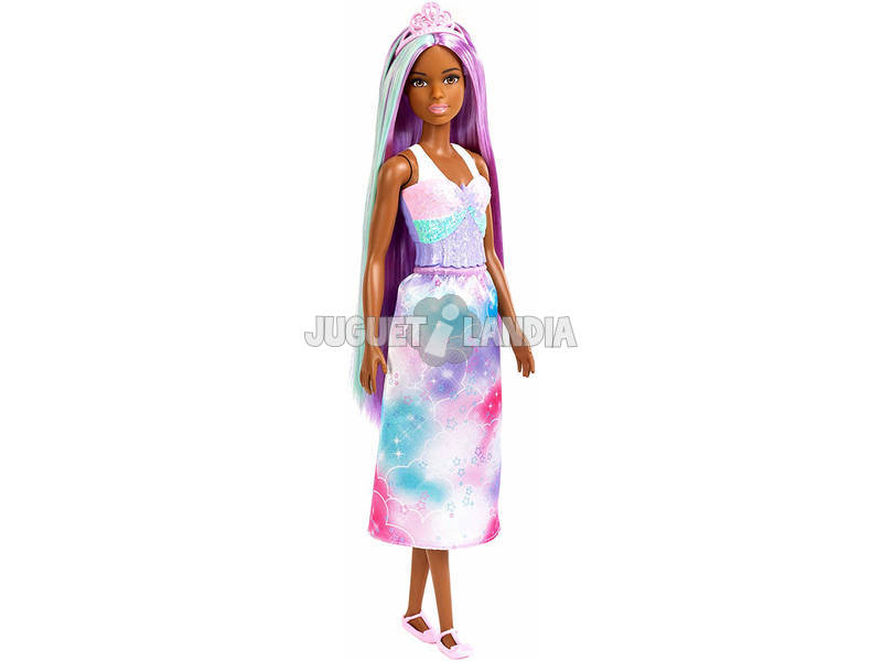 Barbie Peinados Dreamtopía Morena Mattel FXR95