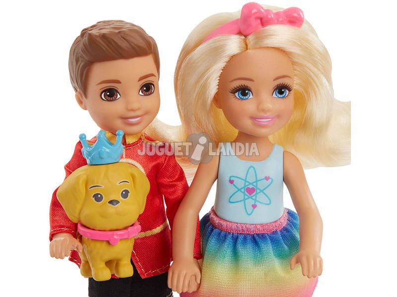Barbie Dreamtopia Pacote Chelsea y Otto Mattel FRB14