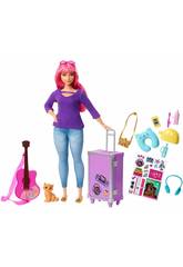  Barbie Daisy Vamos De Viagem Mattel FWV26