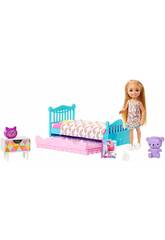 Barbie Chelsea e o Seu Quarto Mattel FXG83