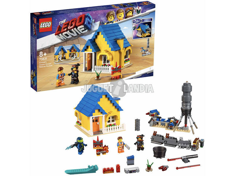 THE LEGO® MOVIE 2™ La casa dei sogni/Razzo di soccorso di Emmet! 70831