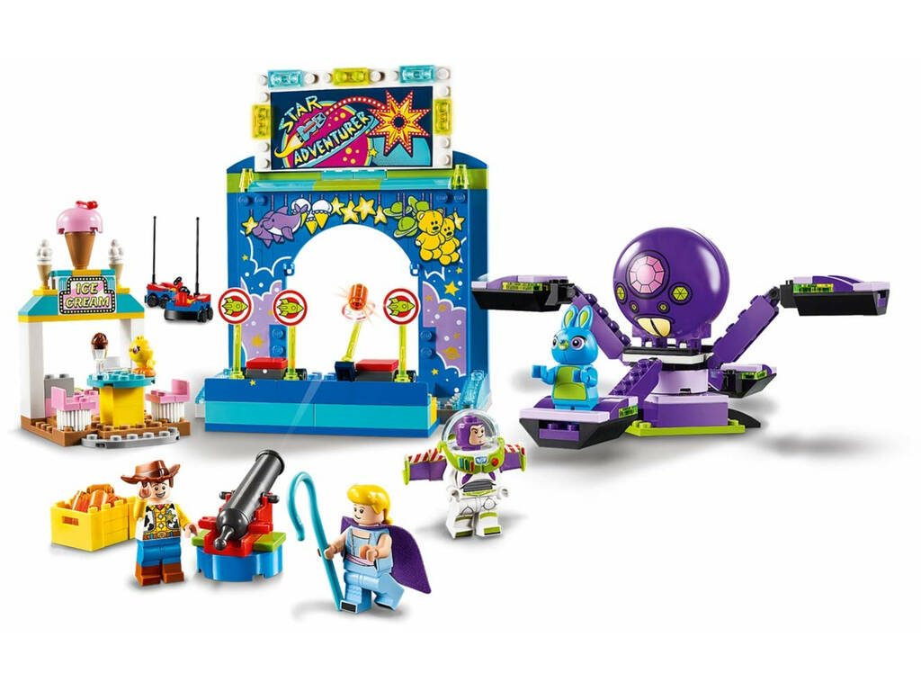Lego Juniors Toy Story 4 Buzz et Woody Fous de la Foire 10770 
