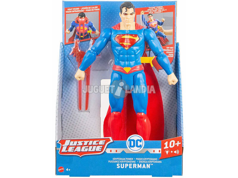 Figurine Superman Lumières et Sons Mattel GFF36