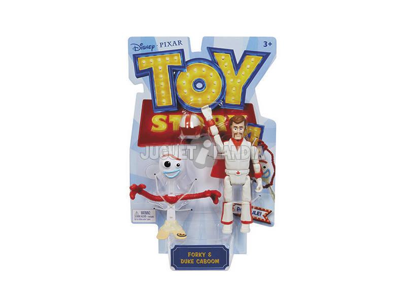 Toy Story 4 Figurine de Base Forky & Duke Kaboom Mattel GDP71