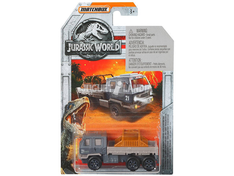 Jurassic World Vehículo Die Cast Mattel FMW90