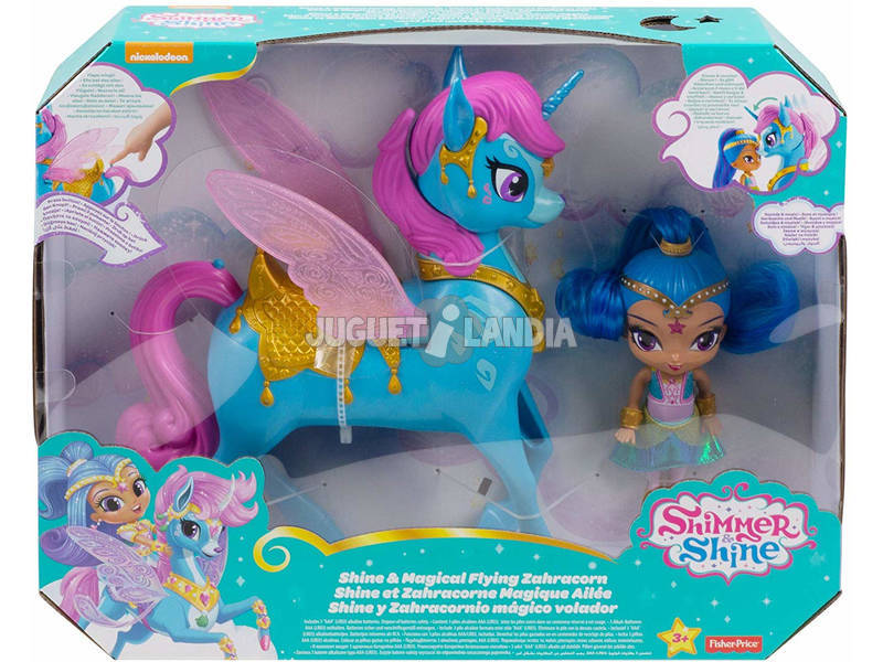 Shimmer and Shine Pack von Shine und magische Fliegende Zahracornio Mattel GCM02
