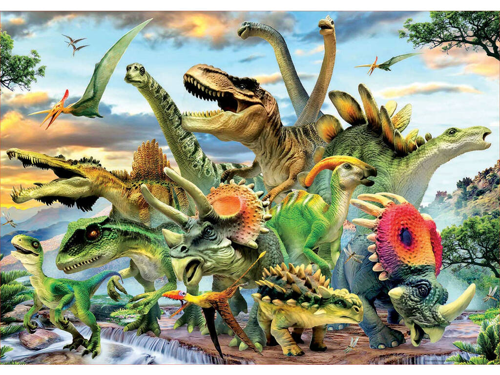 Puzzle 500 Dinosaurios Educa 17961