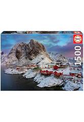 Puzzle 1.500 Lofoten-Insel Norwegen Educa 17976