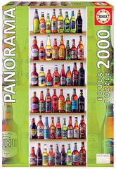 Puzzle 2.000 Biere der Welt Panorama Educa 18010