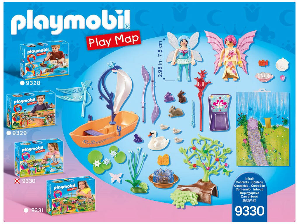 Playmobil Mapa de Jogo Fadas de Jardim 9330