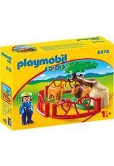 Playmobil 1.2.3 Recinto dei leoni 1.2.3 9378