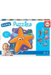 Baby Puzzle Animali Del Mare Educa 18058
