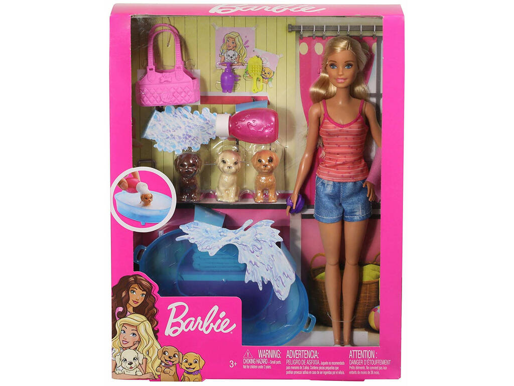 Barbie com Cãezinhos Mattel GDJ37