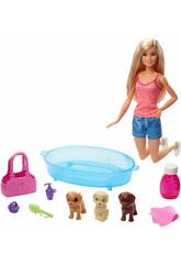 Barbie con Cuccioli Mattel GDJ37