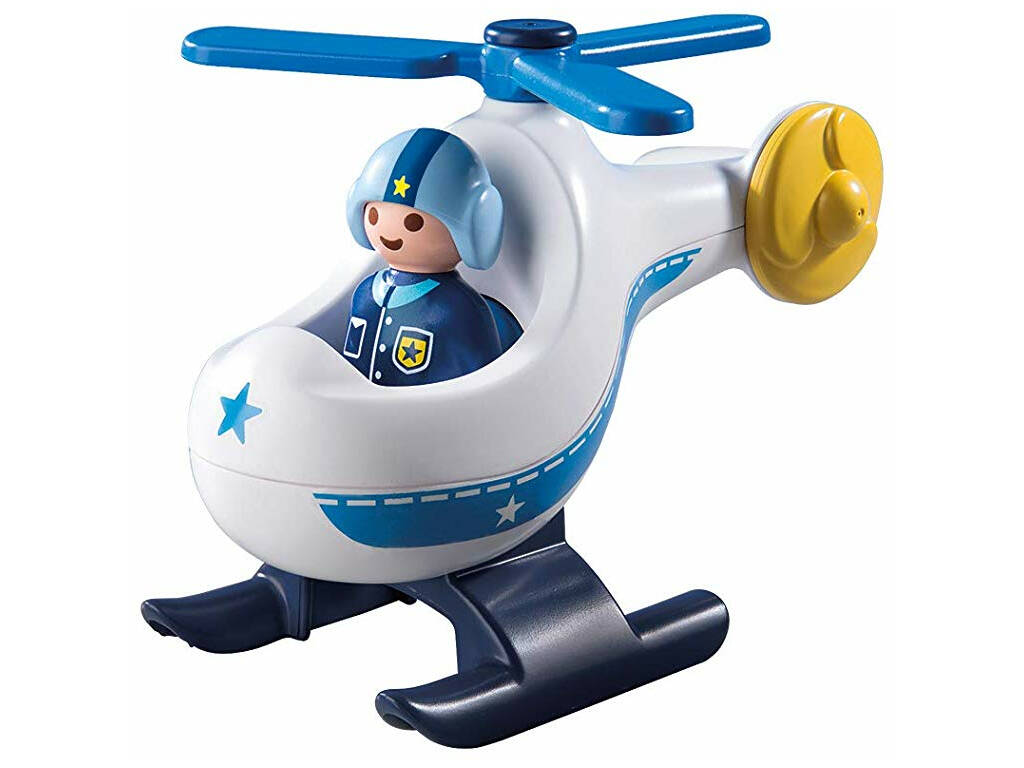 Playmobil 1.2.3 Helicóptero da Polícia 9383
