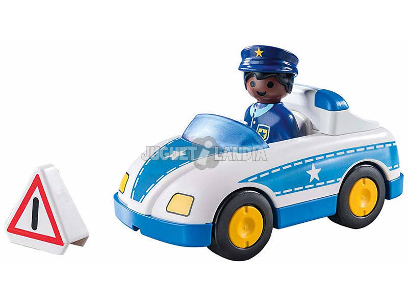 Playmobil 1.2.3 Auto della Polizia 1.2.3 9384