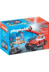 Playmobil Pompiers Véhicule Élévateur 9465