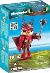 Playmobil C�mo Entrenar a Tu Drag�n Patan Mocoso con Traje Volador 70043