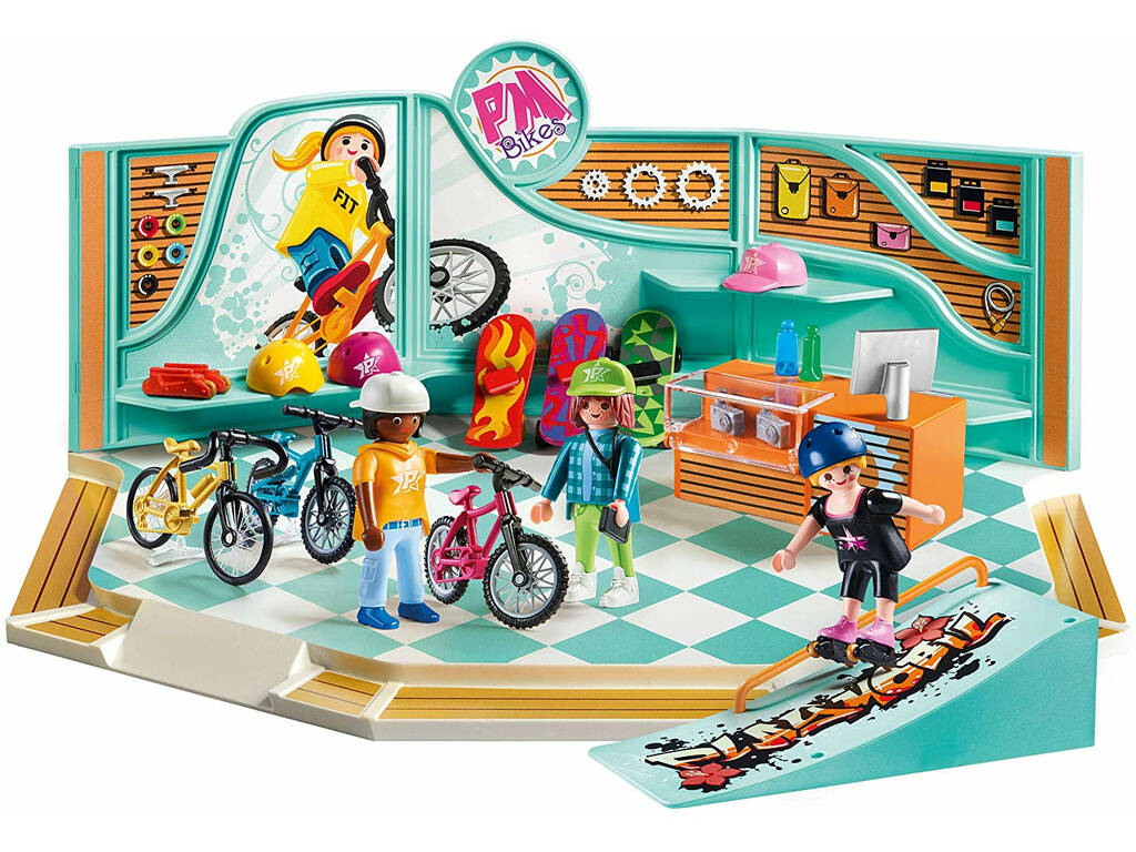 Playmobil City Life Negozio di skate e biciclette 9402