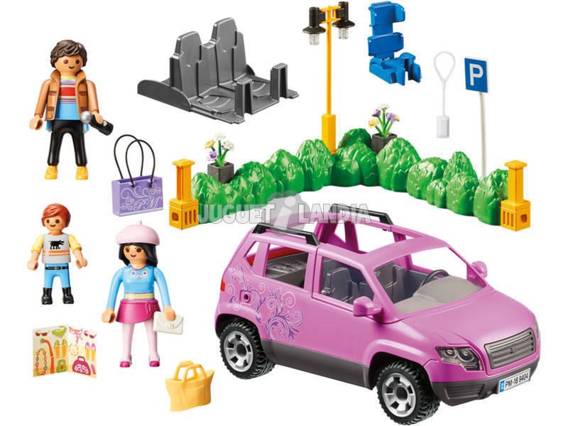 Playmobil City Life Famiglia al parcheggio dell'outlet 9404