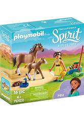 Playmobil Pru mit Pferd und Fohlen 70122