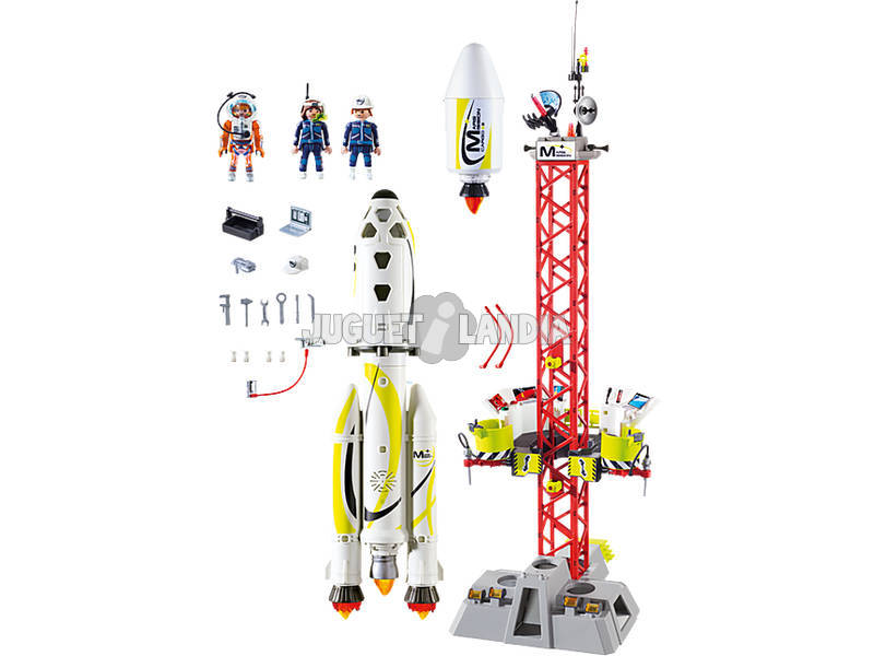 Playmobil Cohete con Plataforma de Lanzamiento 9488