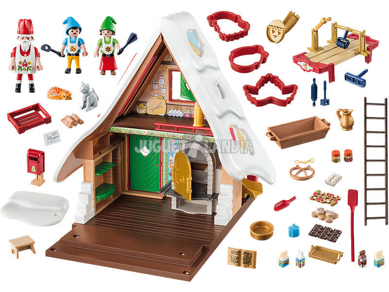 Playmobil Forno di Babbo Natale con stampi per biscotti 9493